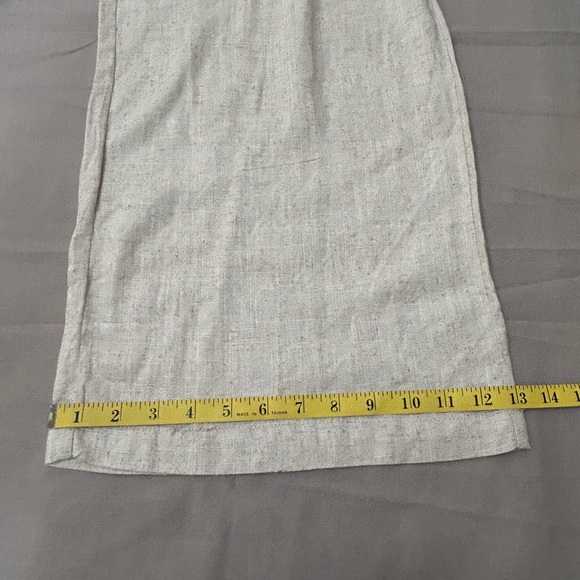 Thread + Supply Cream Paperbag Waist Wide Leg Pant XL - Picture 7 of 9